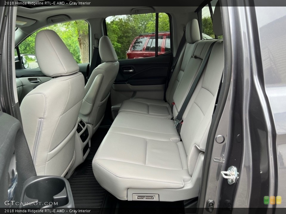 Gray Interior Rear Seat for the 2018 Honda Ridgeline RTL-E AWD #146162410