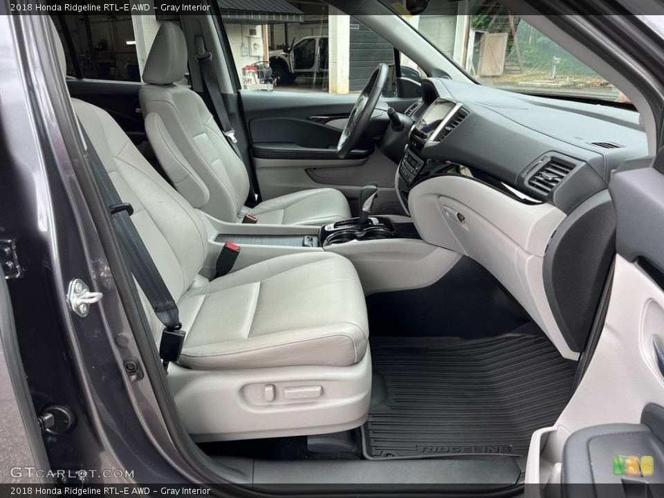 Gray 2018 Honda Ridgeline Interiors