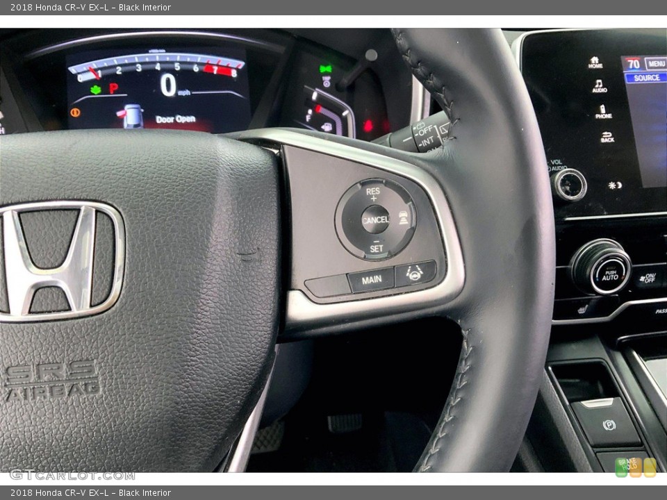 Black Interior Steering Wheel for the 2018 Honda CR-V EX-L #146162753