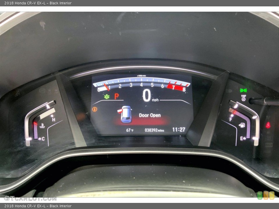 Black Interior Gauges for the 2018 Honda CR-V EX-L #146162778
