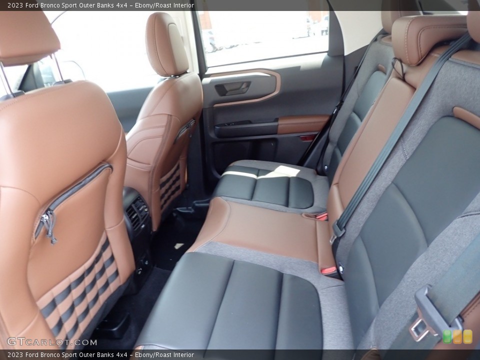 Ebony/Roast Interior Rear Seat for the 2023 Ford Bronco Sport Outer Banks 4x4 #146163380