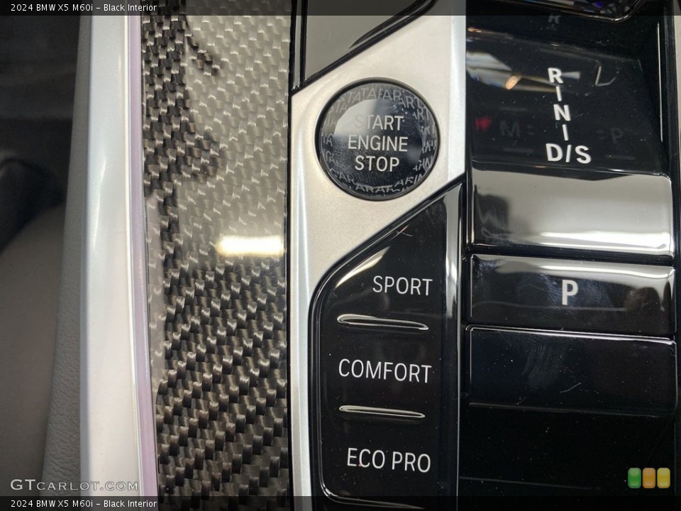 Black Interior Controls for the 2024 BMW X5 M60i #146163504