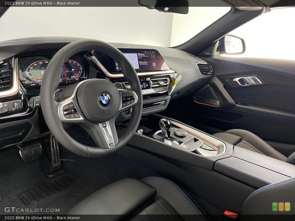 Black Interior Front Seat for the 2023 BMW Z4 sDrive M40i #146164068