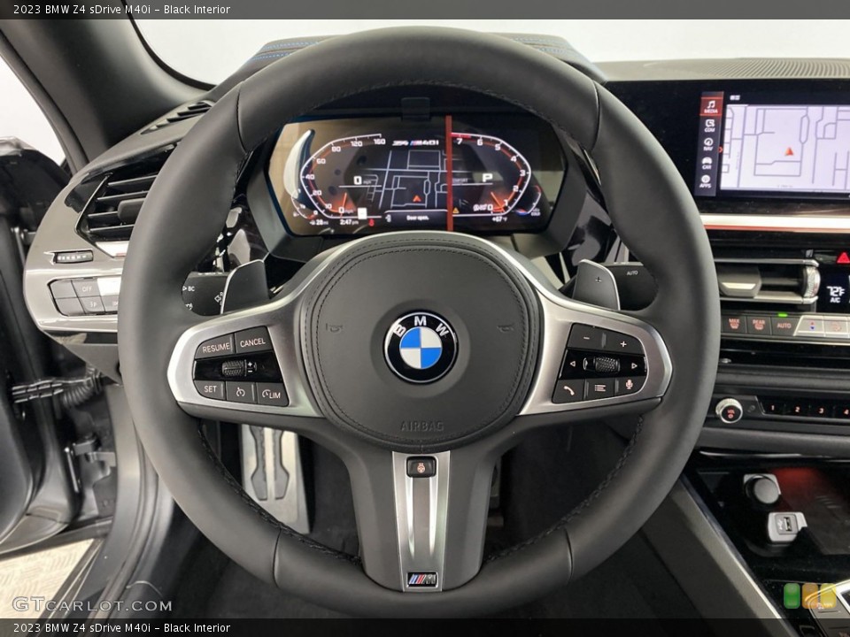 Black Interior Steering Wheel for the 2023 BMW Z4 sDrive M40i #146164121