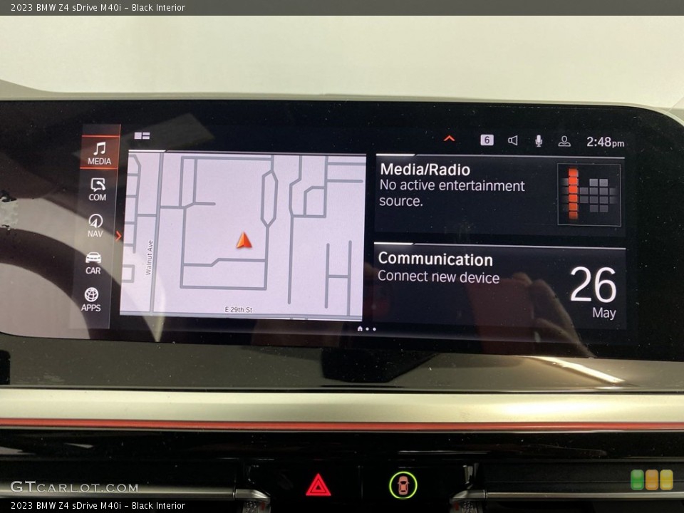 Black Interior Navigation for the 2023 BMW Z4 sDrive M40i #146164208