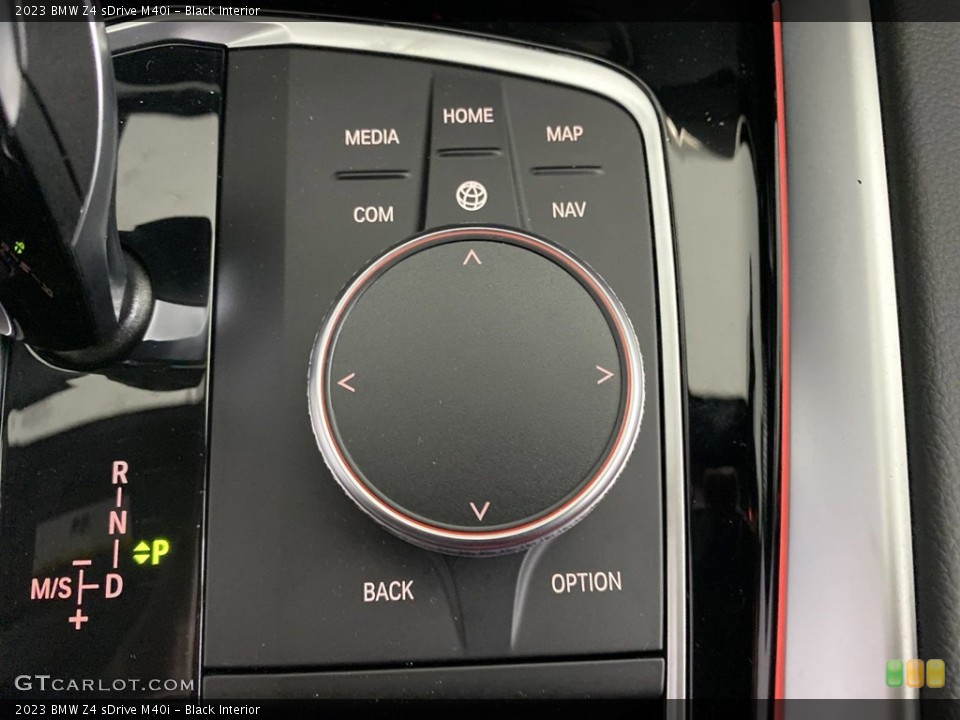 Black Interior Controls for the 2023 BMW Z4 sDrive M40i #146164350