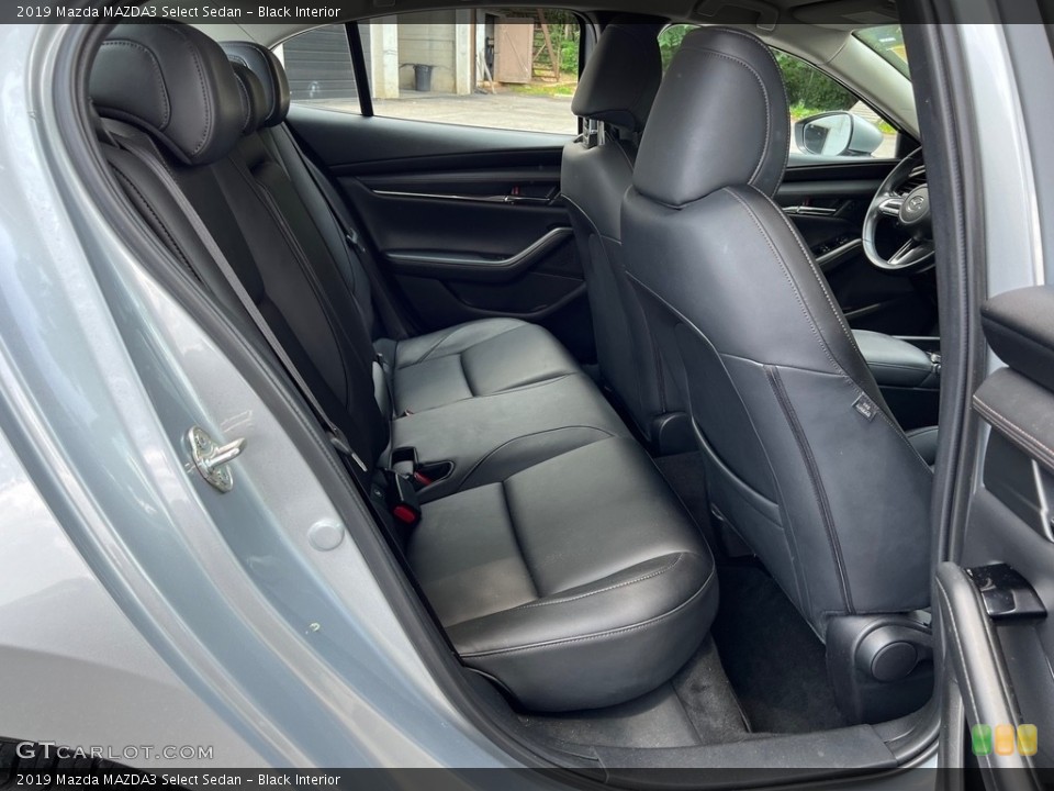 Black Interior Rear Seat for the 2019 Mazda MAZDA3 Select Sedan #146164728