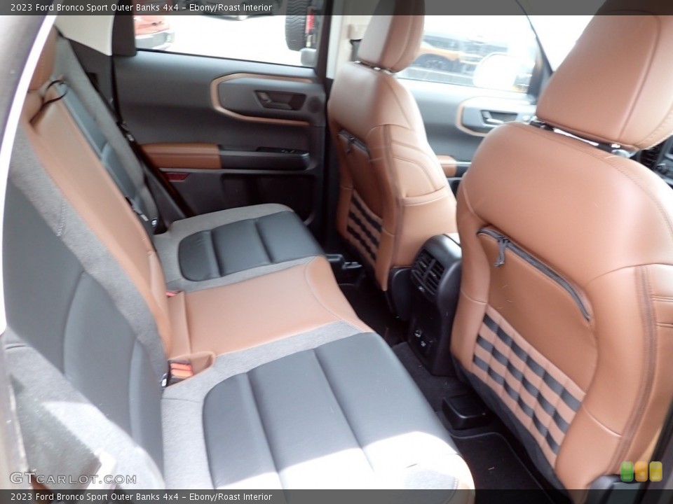 Ebony/Roast Interior Rear Seat for the 2023 Ford Bronco Sport Outer Banks 4x4 #146164767