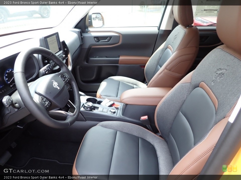 Ebony/Roast Interior Photo for the 2023 Ford Bronco Sport Outer Banks 4x4 #146164804