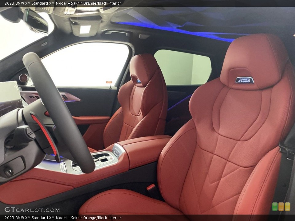 Sakhir Orange/Black Interior Front Seat for the 2023 BMW XM  #146164830