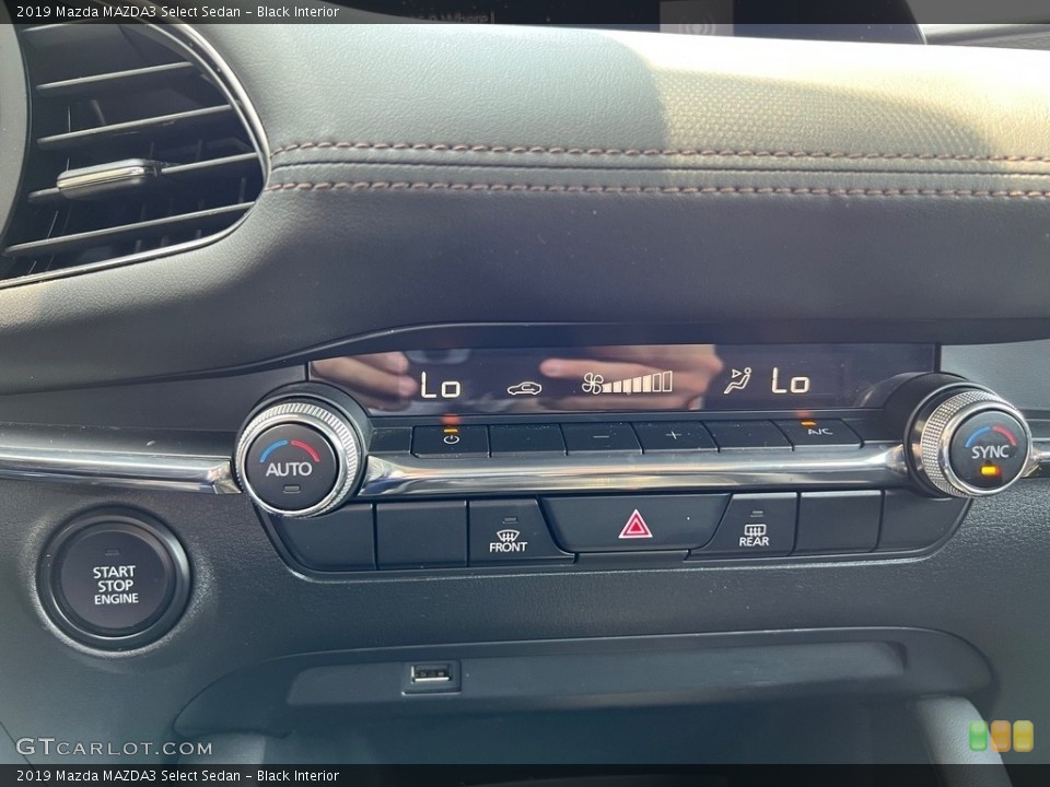 Black Interior Controls for the 2019 Mazda MAZDA3 Select Sedan #146164905