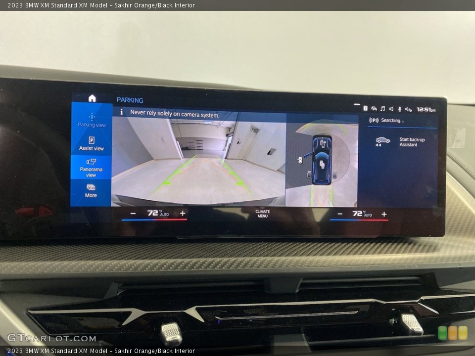 Sakhir Orange/Black Interior Controls for the 2023 BMW XM  #146165010