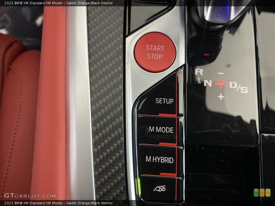 Sakhir Orange/Black Interior Controls for the 2023 BMW XM  #146165085