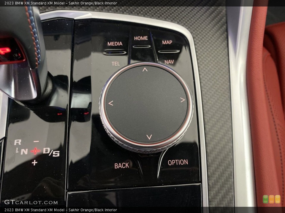 Sakhir Orange/Black Interior Controls for the 2023 BMW XM  #146165112