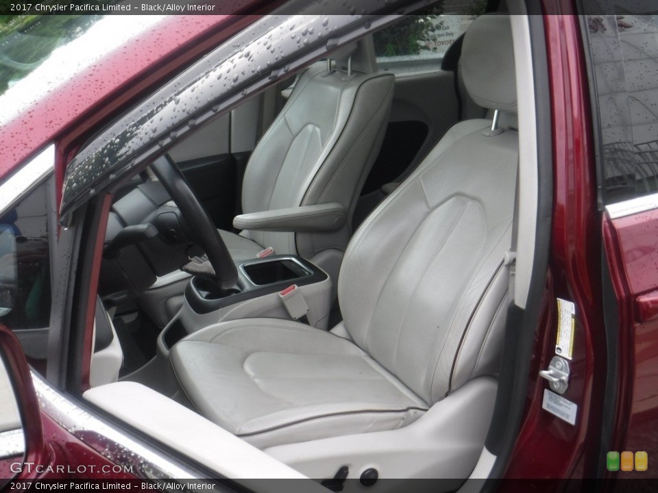 Black/Alloy Interior Front Seat for the 2017 Chrysler Pacifica Limited #146165289