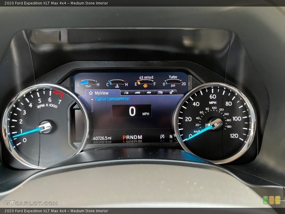 Medium Stone Interior Gauges for the 2020 Ford Expedition XLT Max 4x4 #146165640