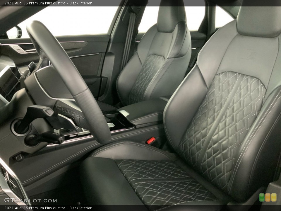 Black Interior Front Seat for the 2021 Audi S6 Premium Plus quattro #146166123