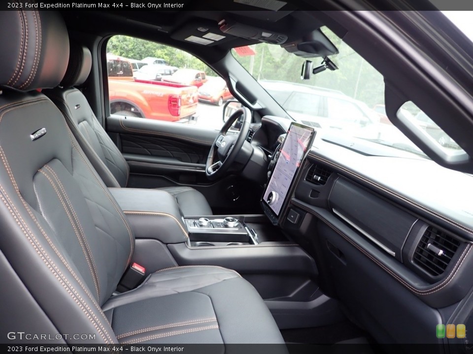 Black Onyx Interior Front Seat for the 2023 Ford Expedition Platinum Max 4x4 #146166141