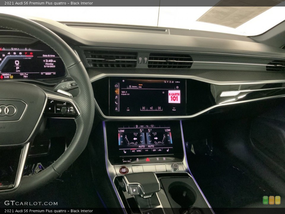 Black Interior Dashboard for the 2021 Audi S6 Premium Plus quattro #146166213