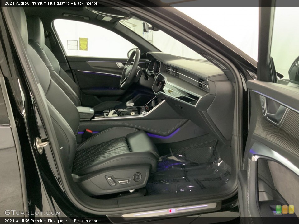 Black Interior Front Seat for the 2021 Audi S6 Premium Plus quattro #146166342