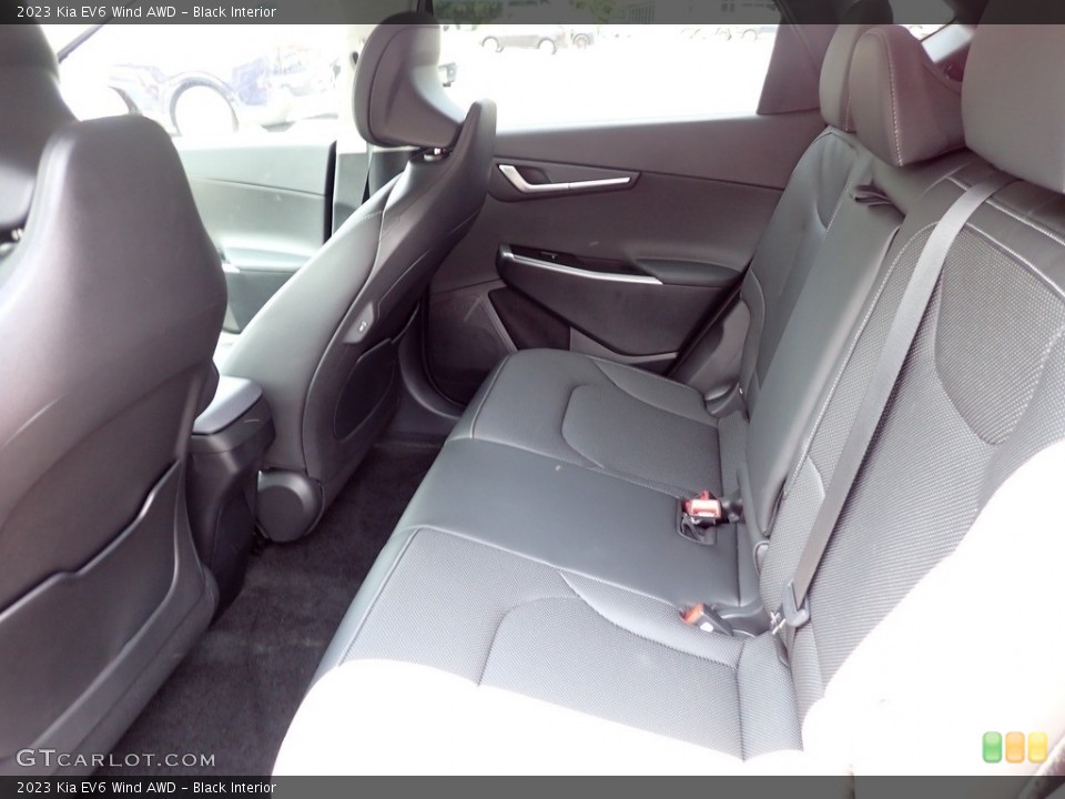 Black Interior Rear Seat for the 2023 Kia EV6 Wind AWD #146166349