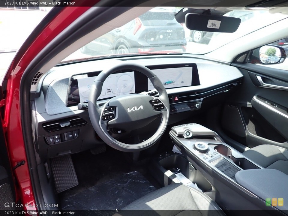 Black Interior Front Seat for the 2023 Kia EV6 Wind AWD #146166372