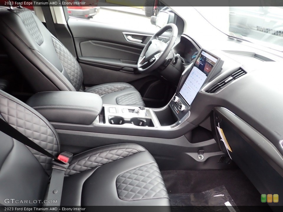 Ebony Interior Front Seat for the 2023 Ford Edge Titanium AWD #146166627