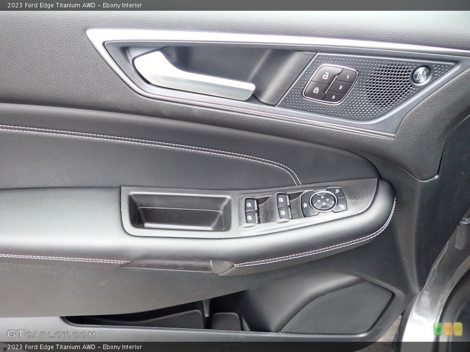 Ebony Interior Door Panel for the 2023 Ford Edge Titanium AWD #146166742