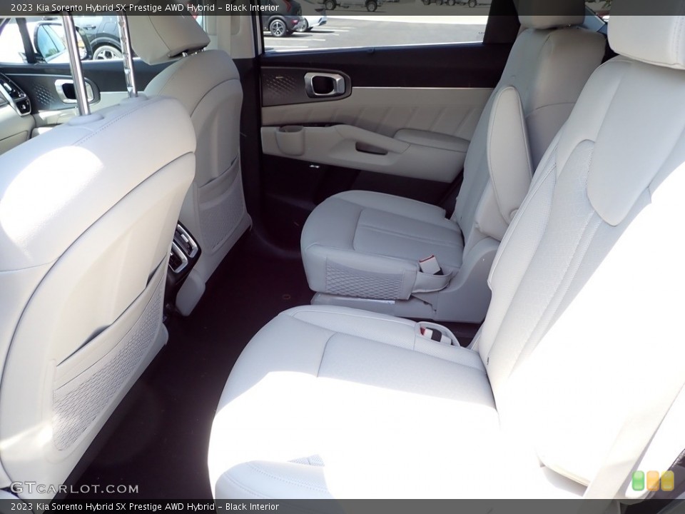 Black Interior Rear Seat for the 2023 Kia Sorento Hybrid SX Prestige AWD Hybrid #146166816