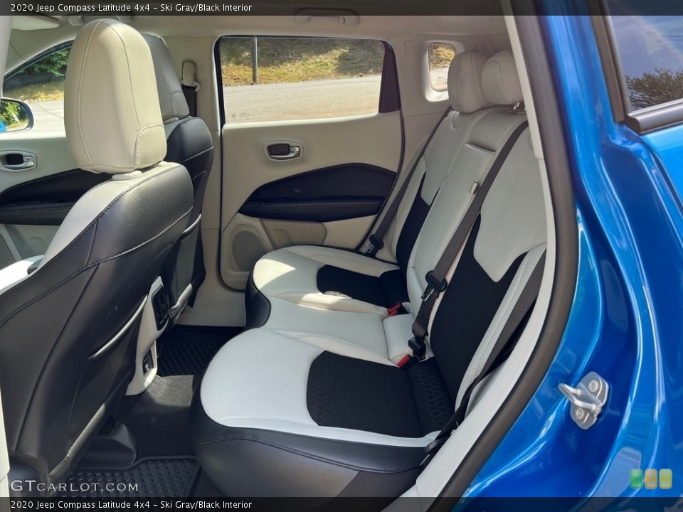 Ski Gray/Black Interior Rear Seat for the 2020 Jeep Compass Latitude 4x4 #146166988