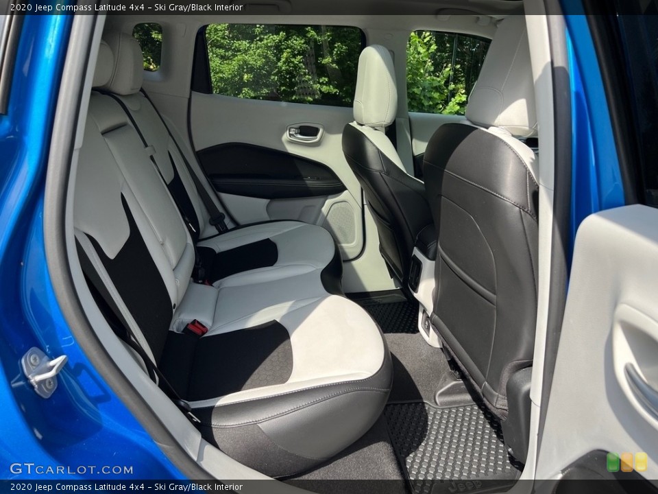 Ski Gray/Black Interior Rear Seat for the 2020 Jeep Compass Latitude 4x4 #146167041