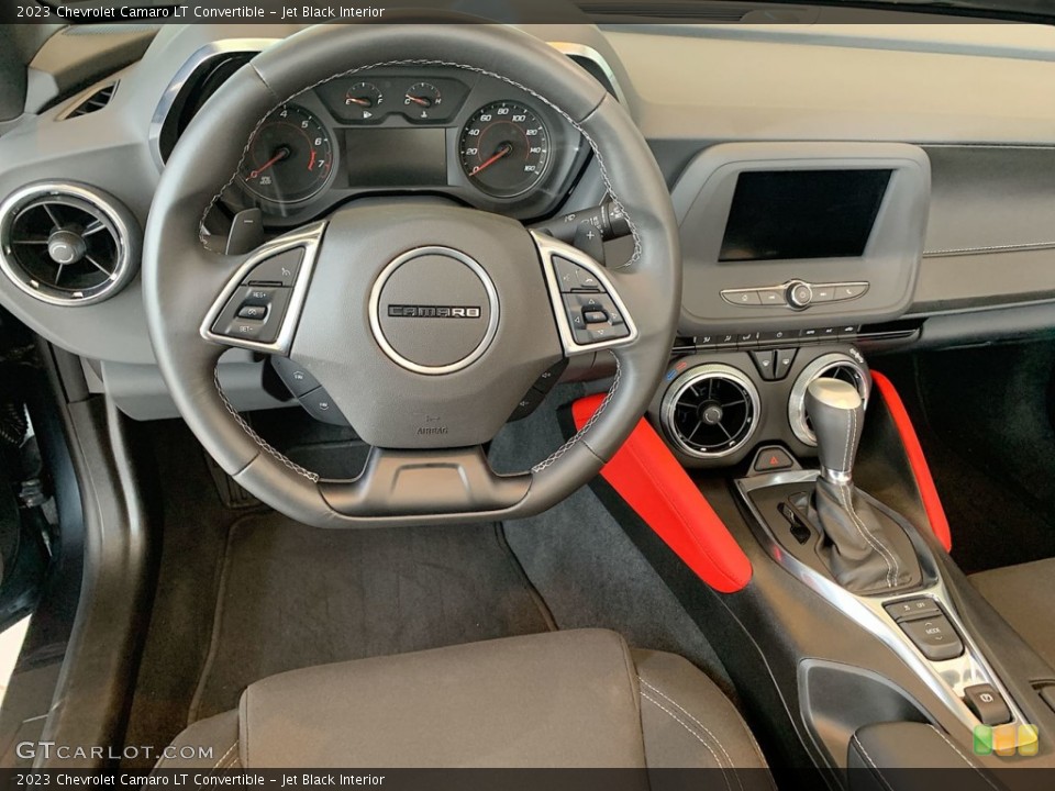 Jet Black Interior Dashboard for the 2023 Chevrolet Camaro LT Convertible #146167641