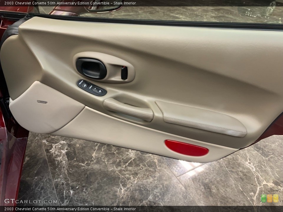 Shale Interior Door Panel for the 2003 Chevrolet Corvette 50th Anniversary Edition Convertible #146167764