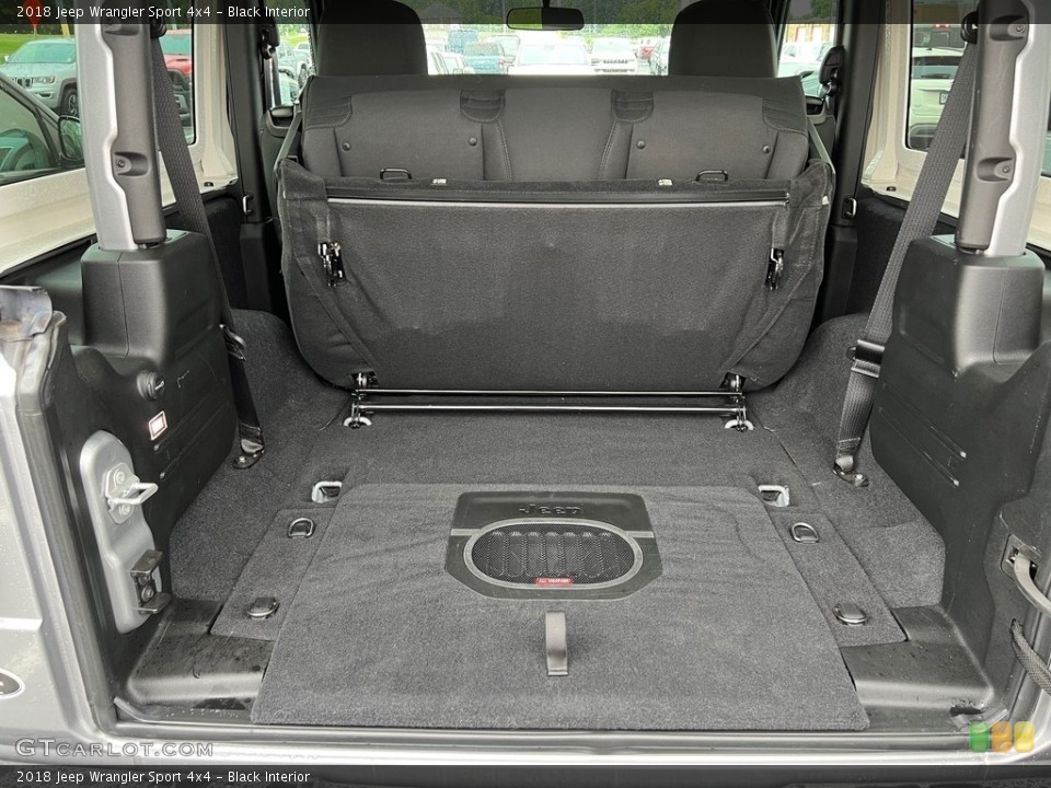 Black Interior Trunk for the 2018 Jeep Wrangler Sport 4x4 #146167818