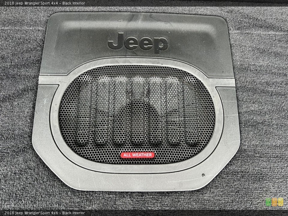 Black Interior Audio System for the 2018 Jeep Wrangler Sport 4x4 #146167845