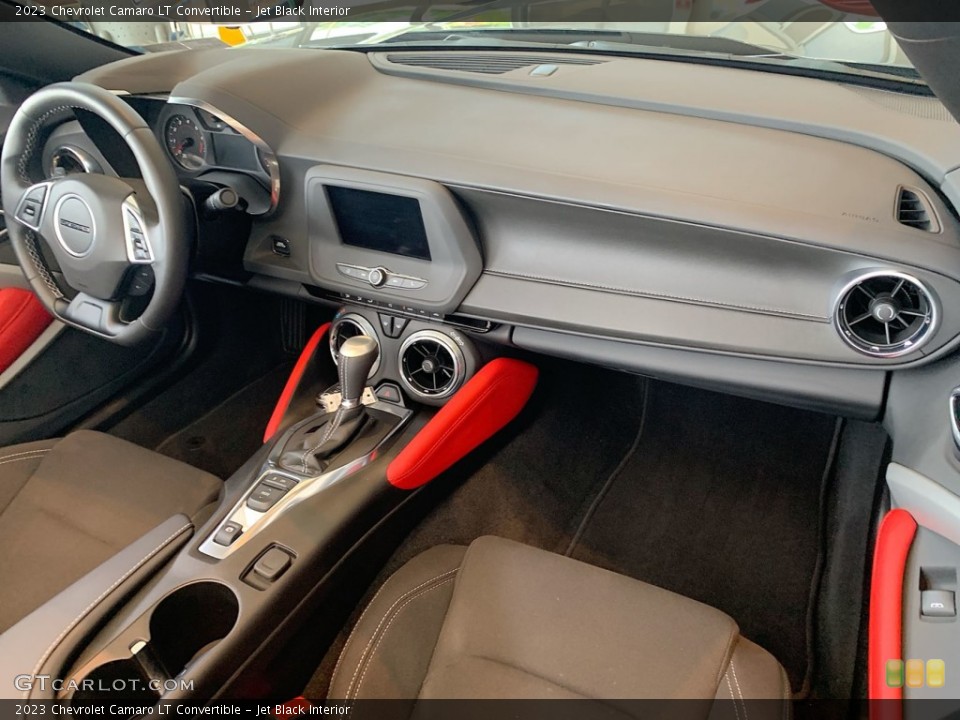 Jet Black Interior Dashboard for the 2023 Chevrolet Camaro LT Convertible #146167851