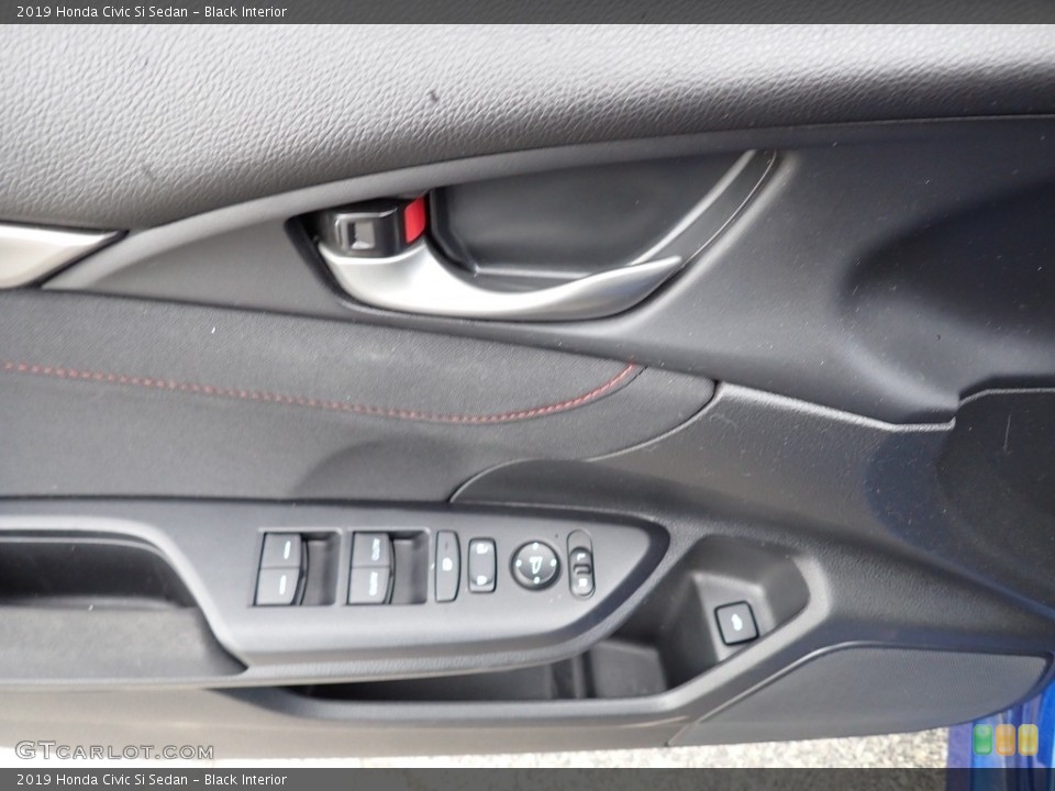 Black Interior Door Panel for the 2019 Honda Civic Si Sedan #146169261