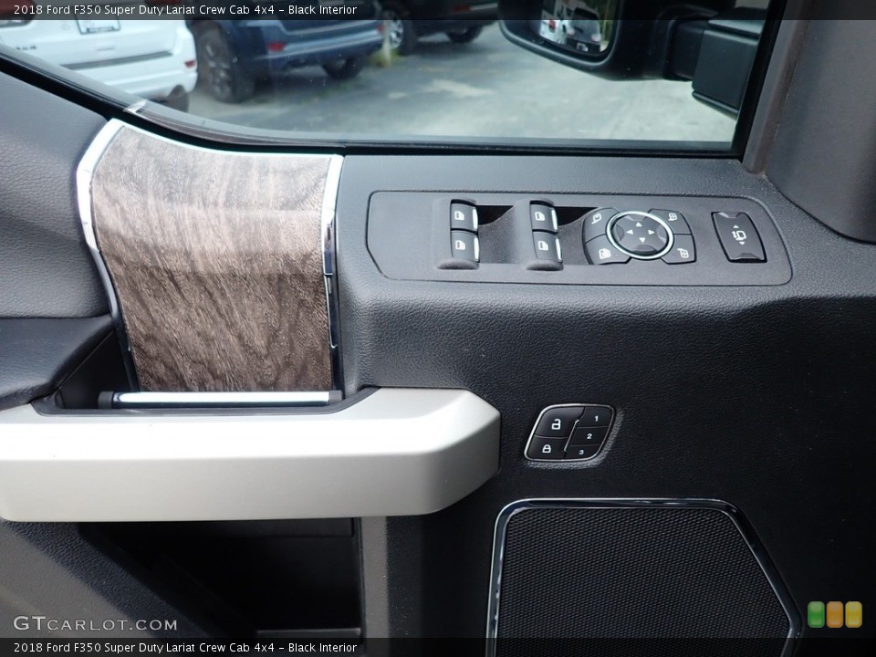 Black Interior Door Panel for the 2018 Ford F350 Super Duty Lariat Crew Cab 4x4 #146171037