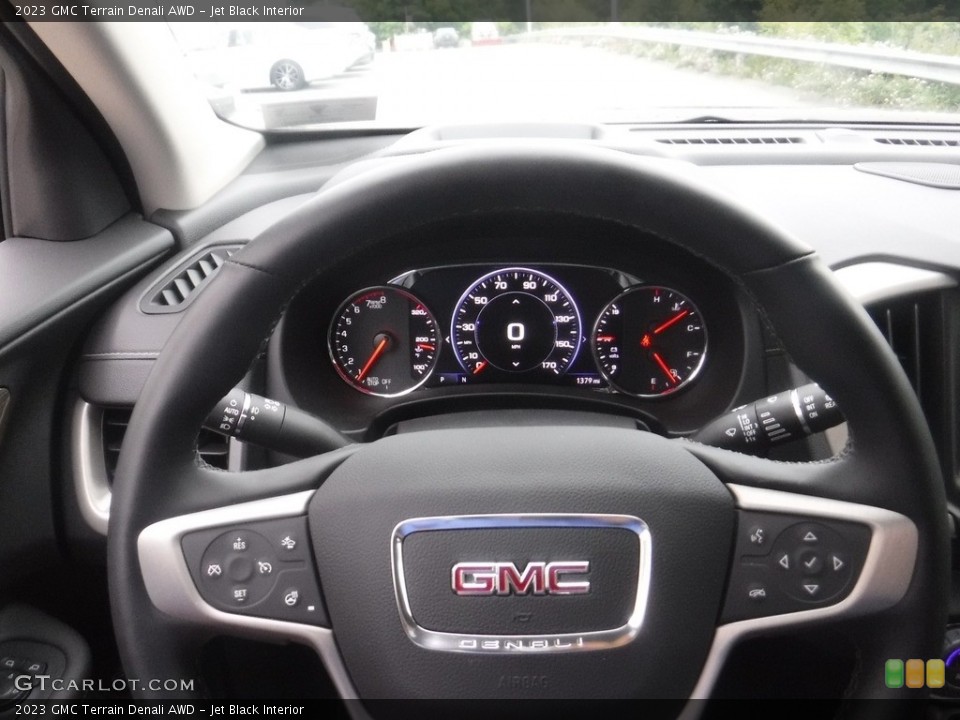 Jet Black Interior Steering Wheel for the 2023 GMC Terrain Denali AWD #146171240