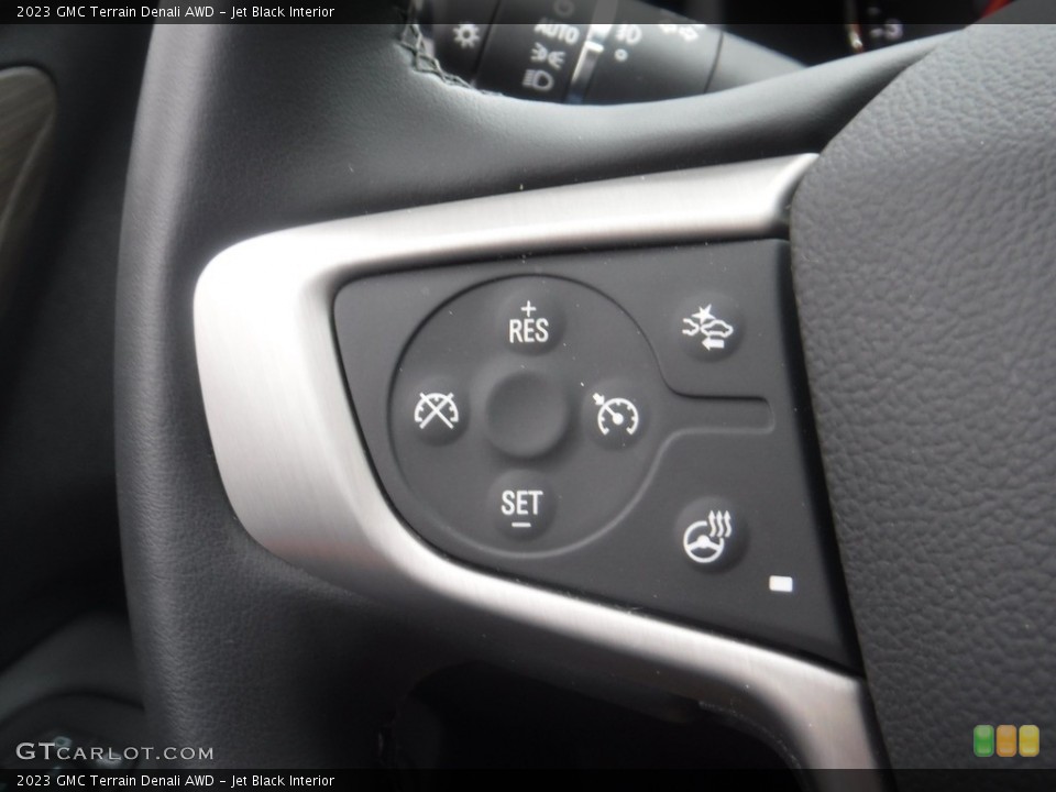 Jet Black Interior Steering Wheel for the 2023 GMC Terrain Denali AWD #146171262