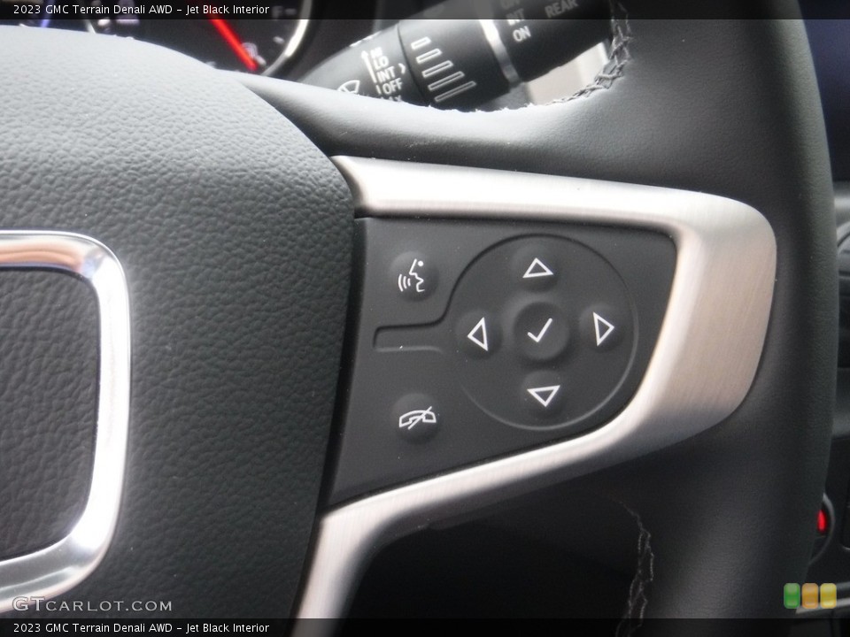 Jet Black Interior Steering Wheel for the 2023 GMC Terrain Denali AWD #146171283