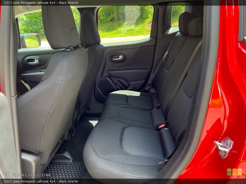 Black Interior Rear Seat for the 2023 Jeep Renegade Latitude 4x4 #146171838