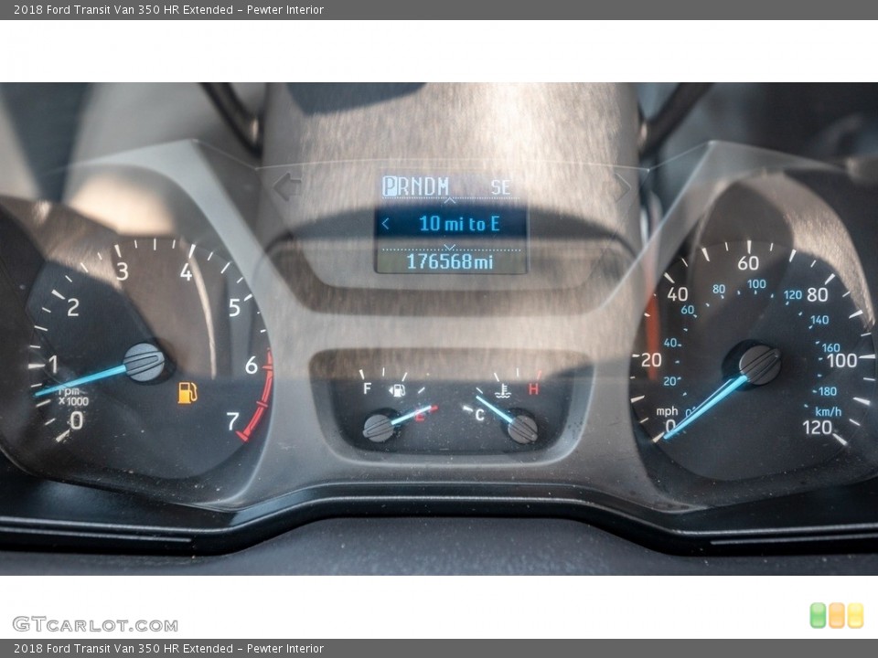 Pewter Interior Gauges for the 2018 Ford Transit Van 350 HR Extended #146172054