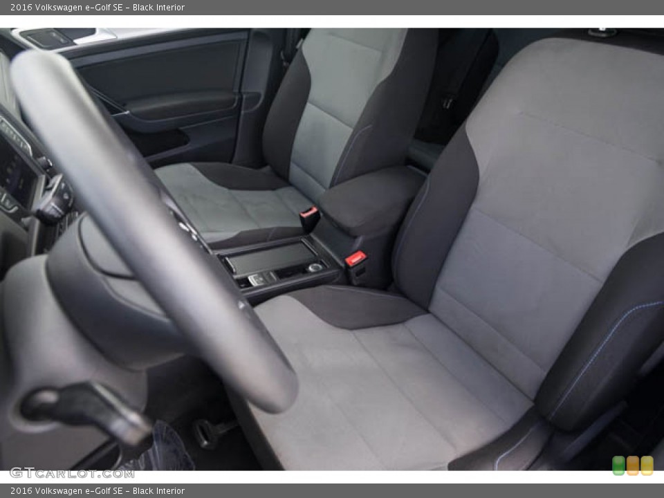 Black 2016 Volkswagen e-Golf Interiors