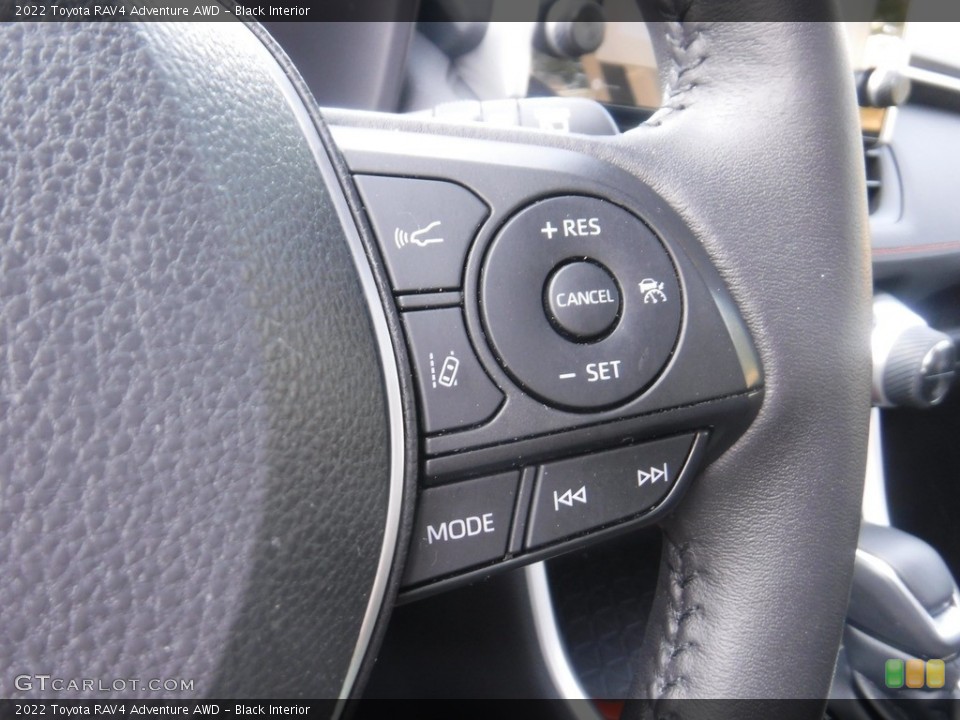 Black Interior Steering Wheel for the 2022 Toyota RAV4 Adventure AWD #146172852