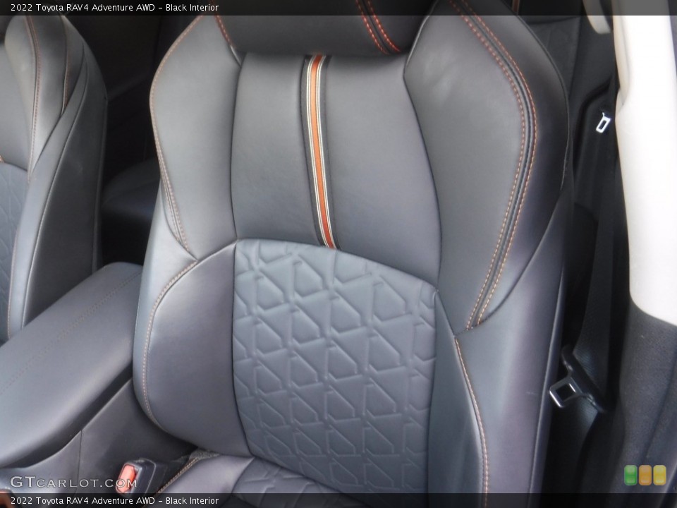 Black Interior Front Seat for the 2022 Toyota RAV4 Adventure AWD #146173257