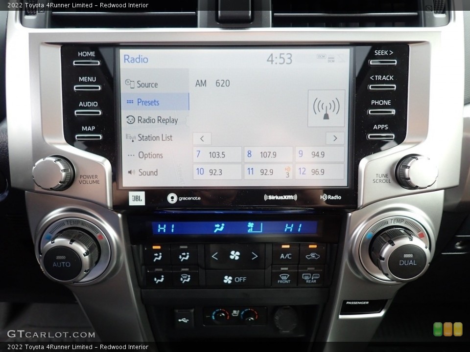 Redwood Interior Controls for the 2022 Toyota 4Runner Limited #146173272