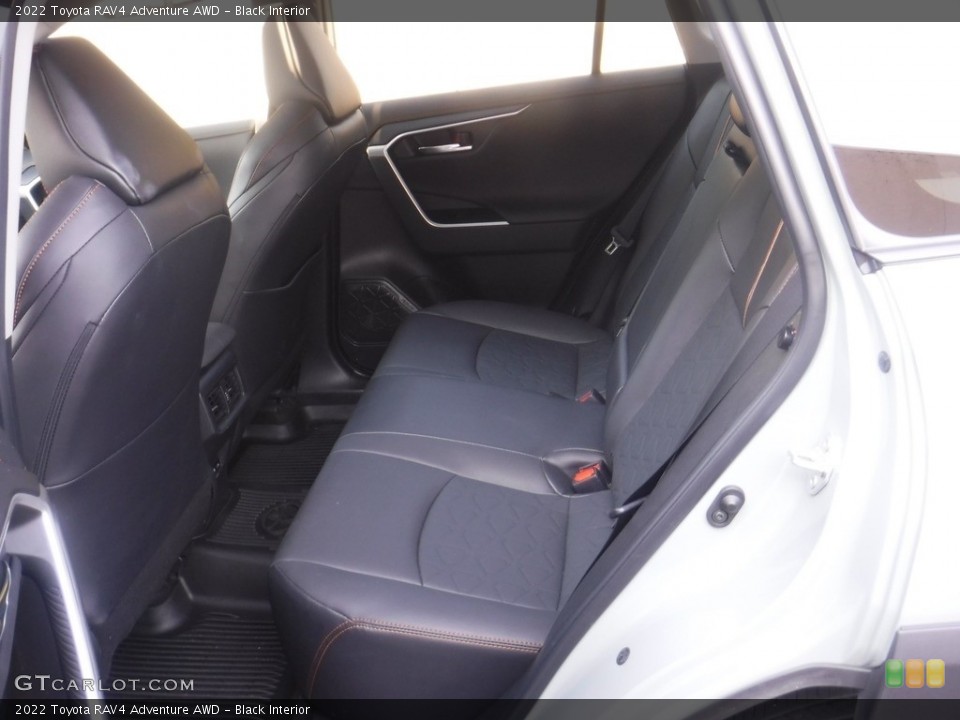 Black Interior Rear Seat for the 2022 Toyota RAV4 Adventure AWD #146173399