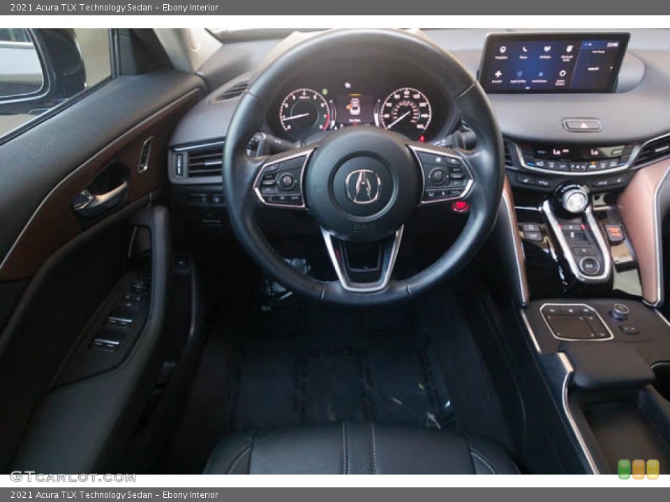 Ebony Interior Dashboard for the 2021 Acura TLX Technology Sedan #146173405