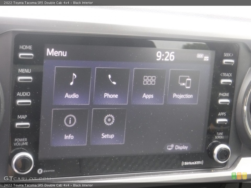 Black Interior Controls for the 2022 Toyota Tacoma SR5 Double Cab 4x4 #146173797